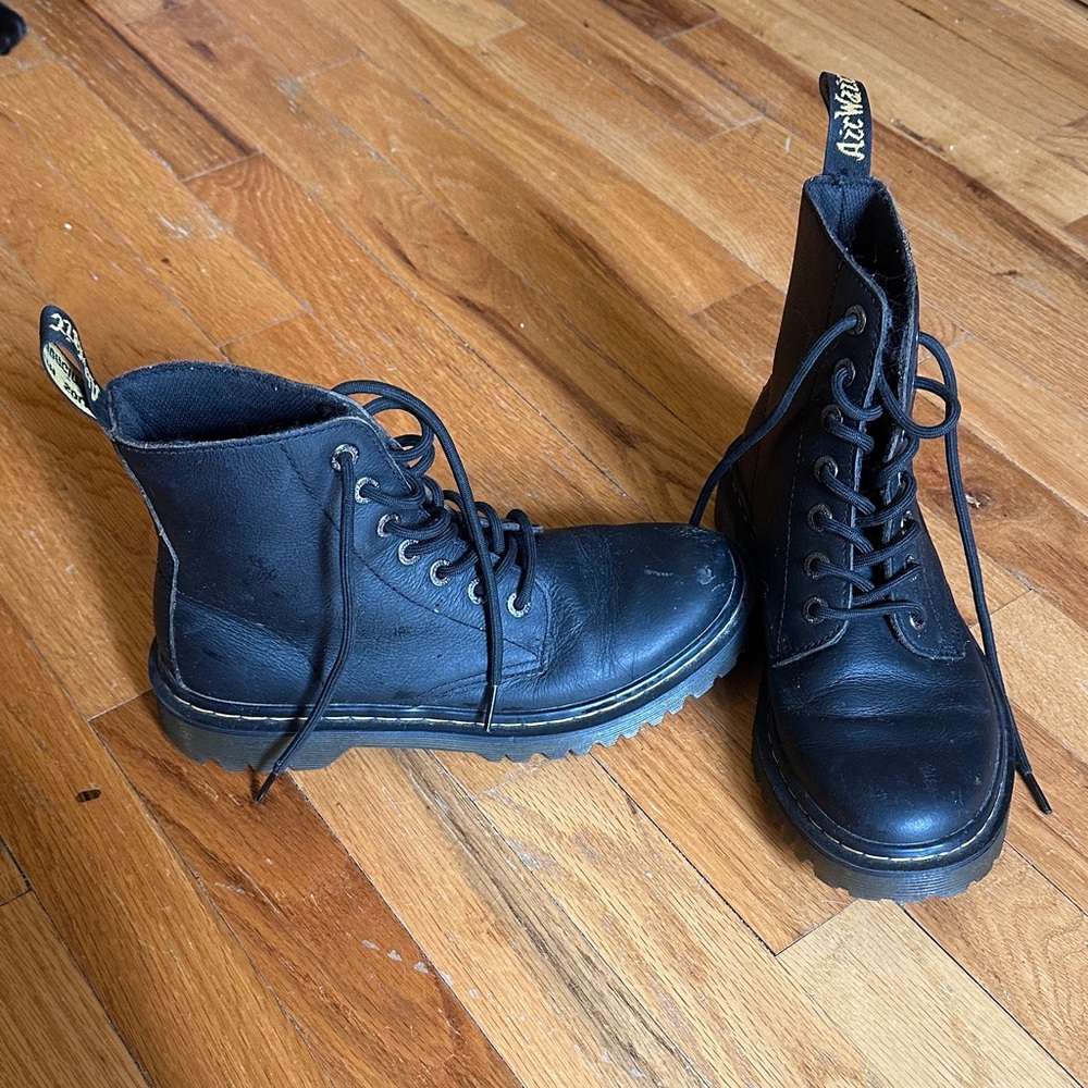 Dr. Martens Black Combat Boots